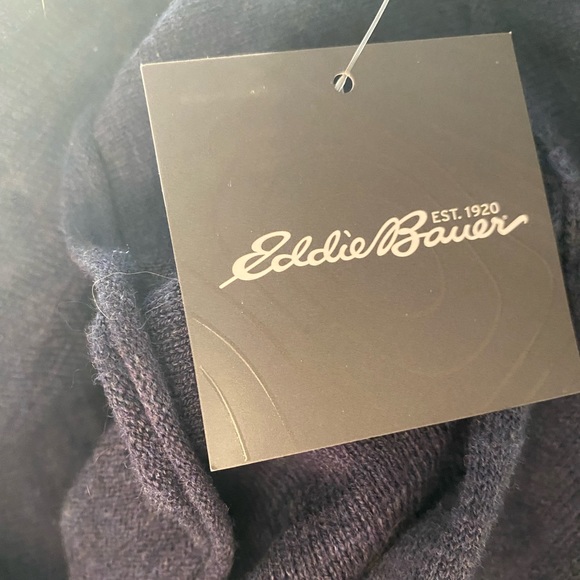 Eddie Bauer Cascade vest open front sweater vest size M 100% cotton BNWT - Picture 6 of 15